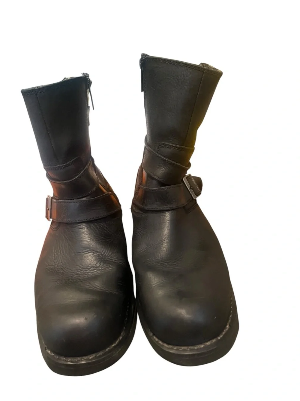 Harley-Davidson Men's Black Leather Engineer Boots 11